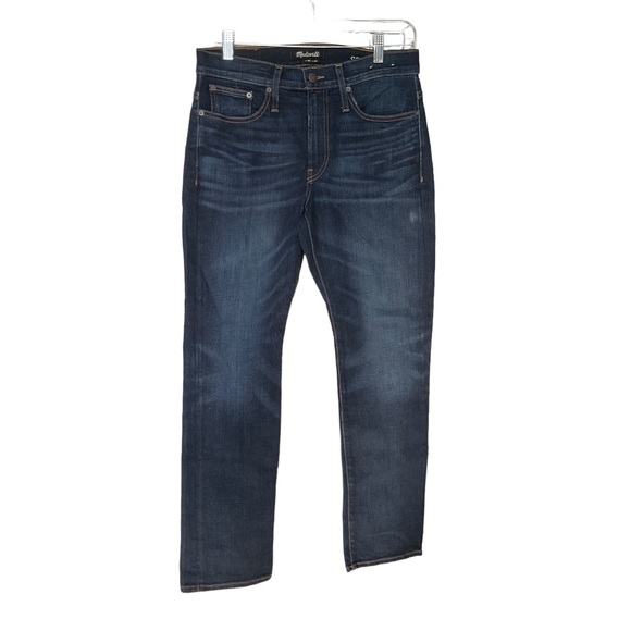 Madewell Other - Madewell Men’s Dark Wash Straight Jeans Style J9564 Size 30X30